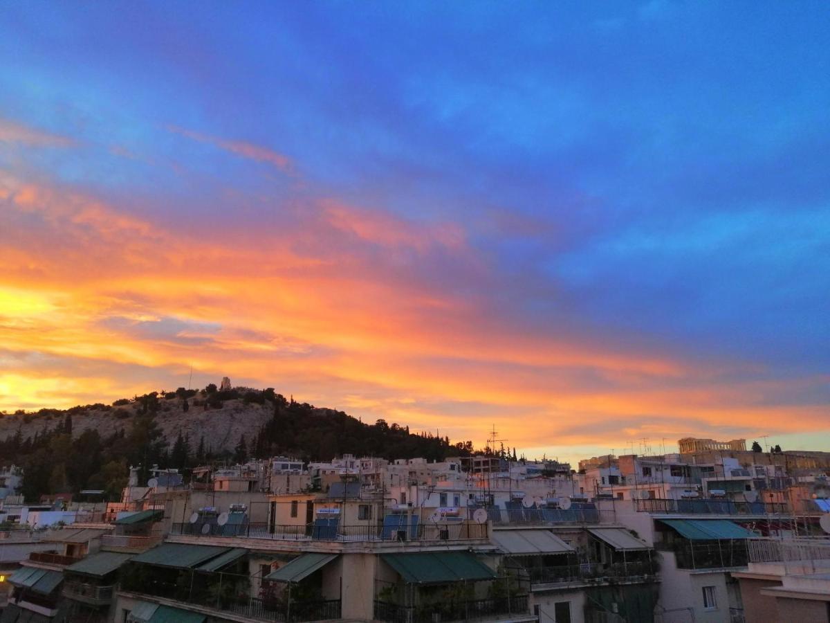 Rooftop Studio, Acropolis View! Athen Eksteriør bilde