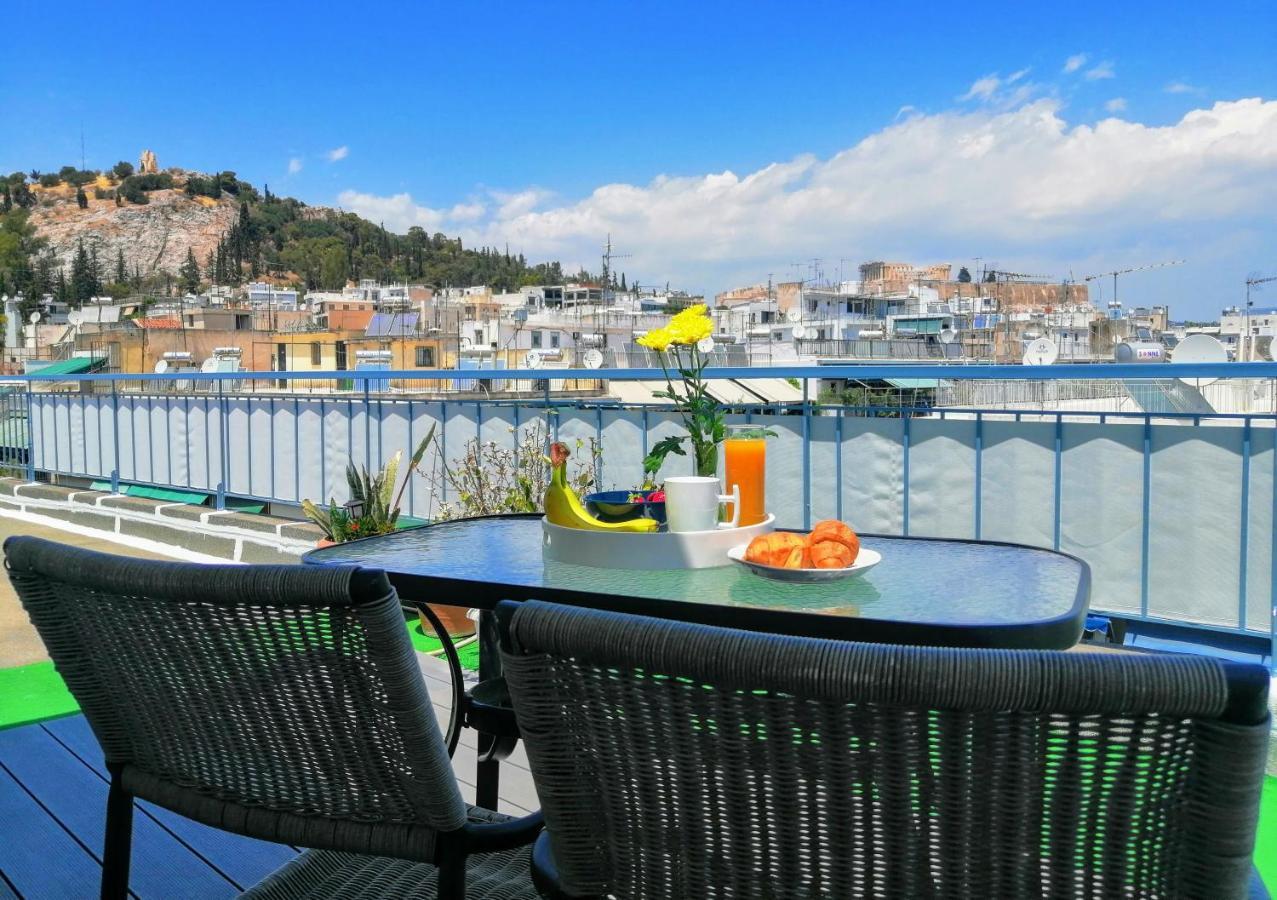 Rooftop Studio, Acropolis View! Athen Eksteriør bilde